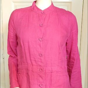 EILEEN FISHER Tunic & Tank 100% Irish Linen MED